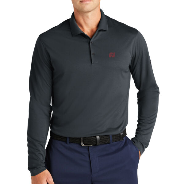   - Dri FIT Micro Pique 2.0 Long Sleeve Polo Thumbnail